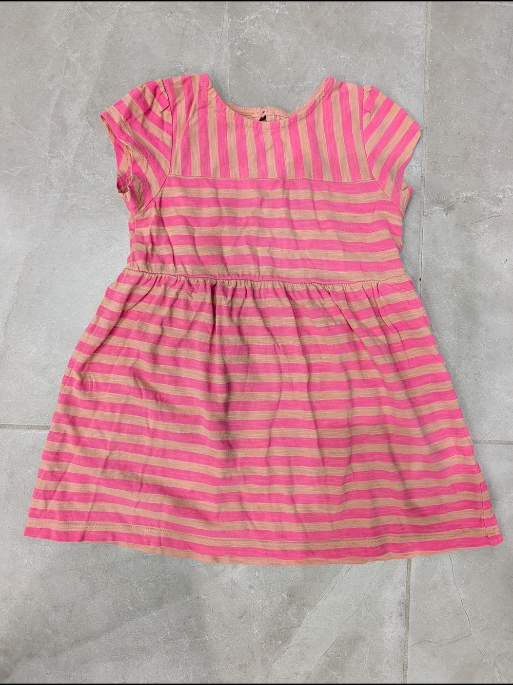 ✨ Free With Purchase✨ Baby Striped Cotton Dress – Size 18-24 Months